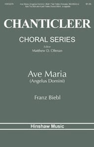 Ave Maria SSA choral sheet music cover Thumbnail